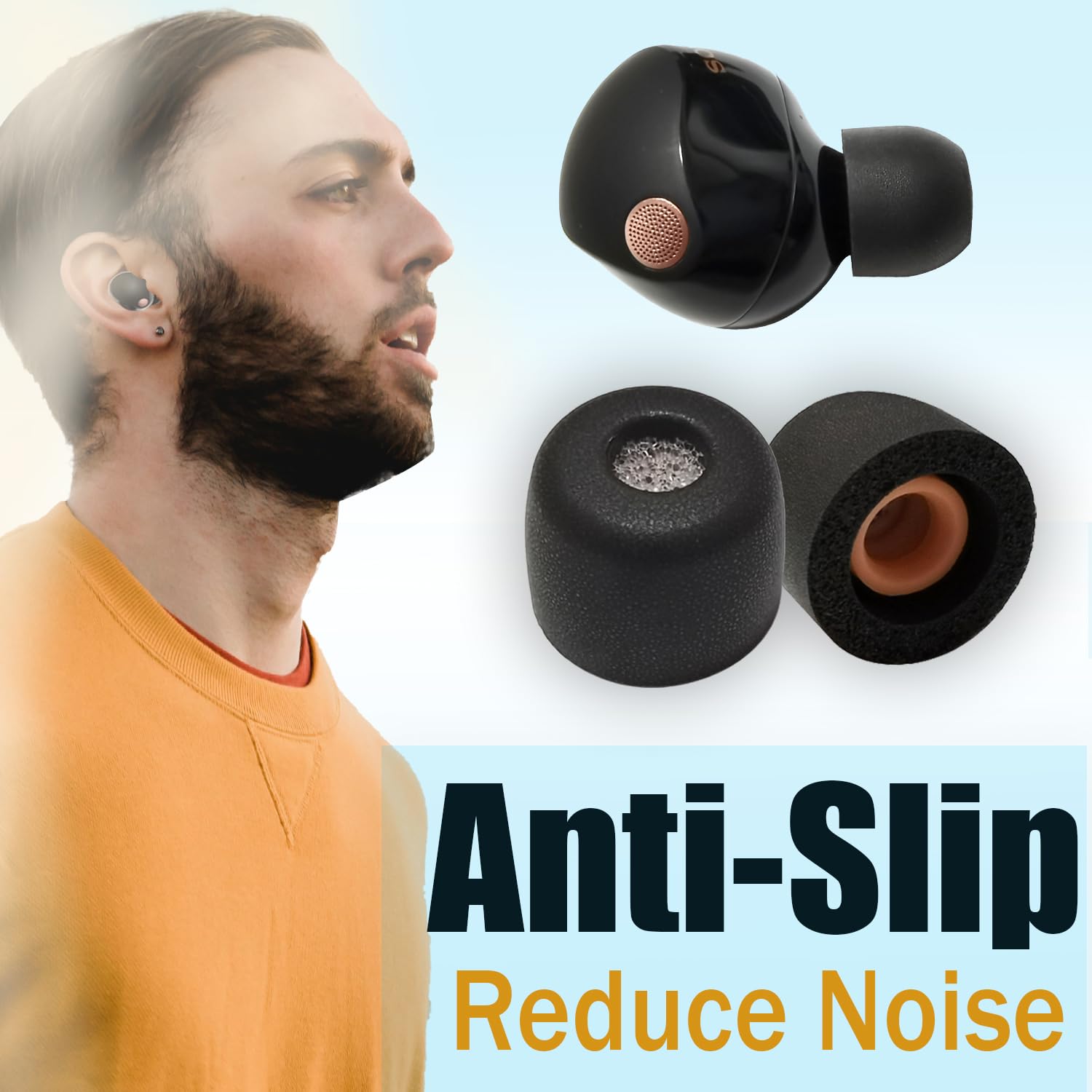 Amazon | Sony WF-1000XM5 イヤーチップ 低反発素材 イヤーピース WF